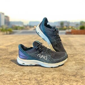 Ryka Women's Sz:9 Devotion X Walking Shoes Blue Multi-color Comfortable